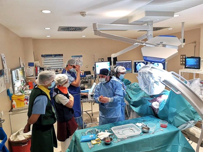 Curso de Terapia de Resincronización Cardíaca impartido en el Hospital Universitario Clínico San Cecilio de Granada.