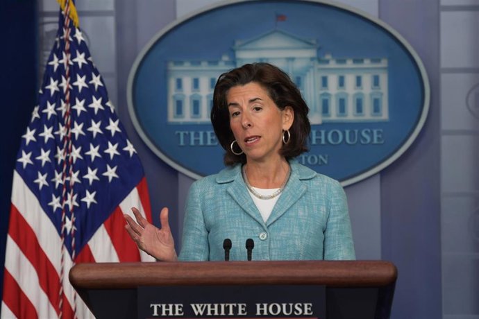 Archivo - La secretario de Comercio de EEUU, Gina Raimondo