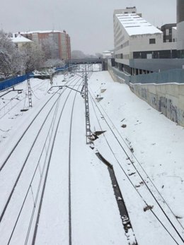 Archivo - Imagen de Vitoria nevada