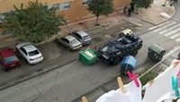 La Policía evita por segundo día usar su 'tanqueta' en Cádiz cuando se intensifican los altercados en Puerto Real