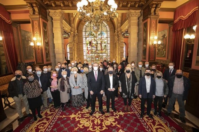 Diputación de Gipuzkoa homenajea a los 67 trabajadores forales que se jubilaron en 2020