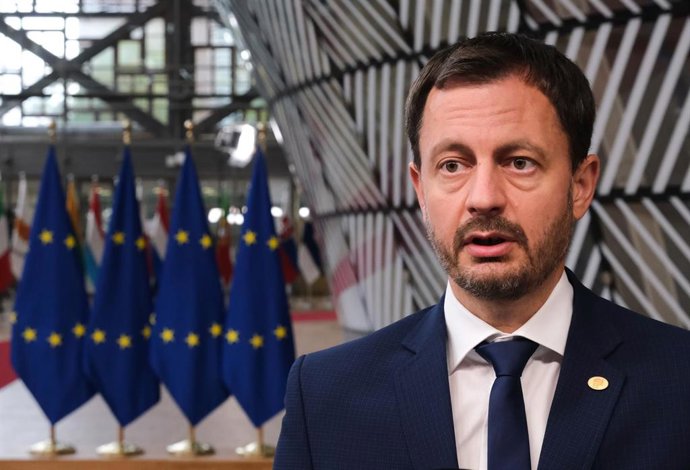 Archivo - El primer ministro de Eslovaquia, Eduard Heger