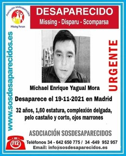 Buscan a un hombre desaparecido el viernes en Madrid
