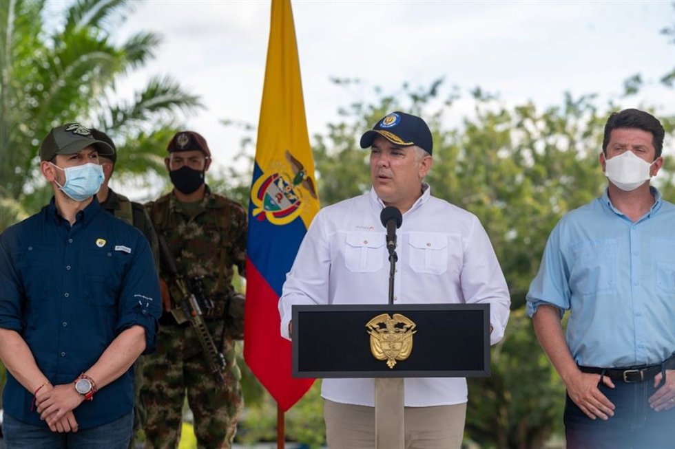El presidente de Colombia, Iván Duque.