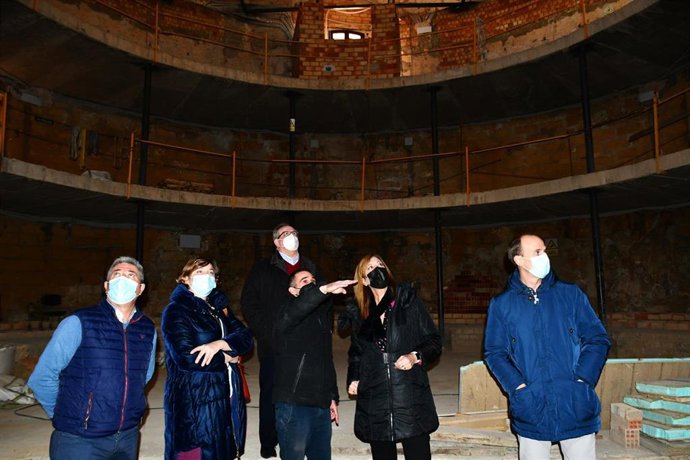 Visita de la alcaldesa al teatro