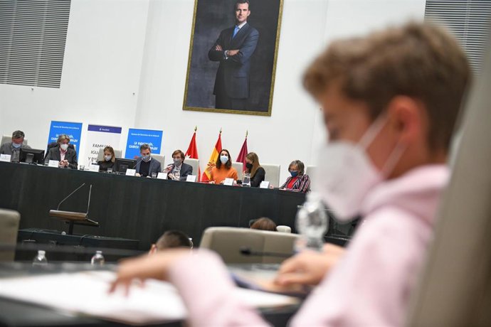 Pleno Infantil del Ayuntamiento de Madrid. 