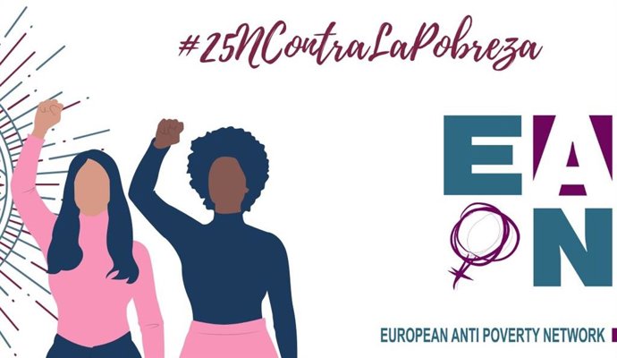 Cartel de EAPN por el 25 de noviembre.