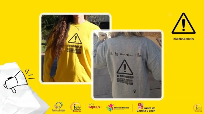 Fotograma del vídeo de la campaña #NoMeControles del Consejo de la Juventud.