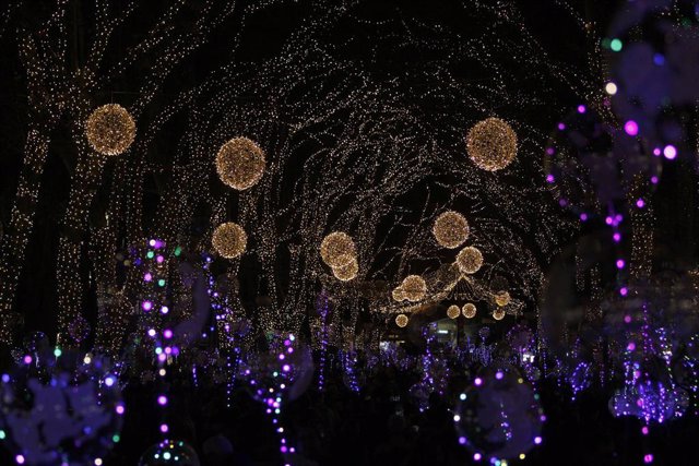 Palma enciende las luces de Navidad en 135 calles y plazas de la ciudad