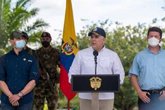 Foto: AMP.- Colombia.- Santos revela que Duque "explora caminos" para reiniciar las conversaciones de paz con el ELN