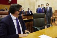 Marín insiste en agotar la legislatura en Andalucía: "Sánchez estuvo tres años con presupuestos prorrogados"