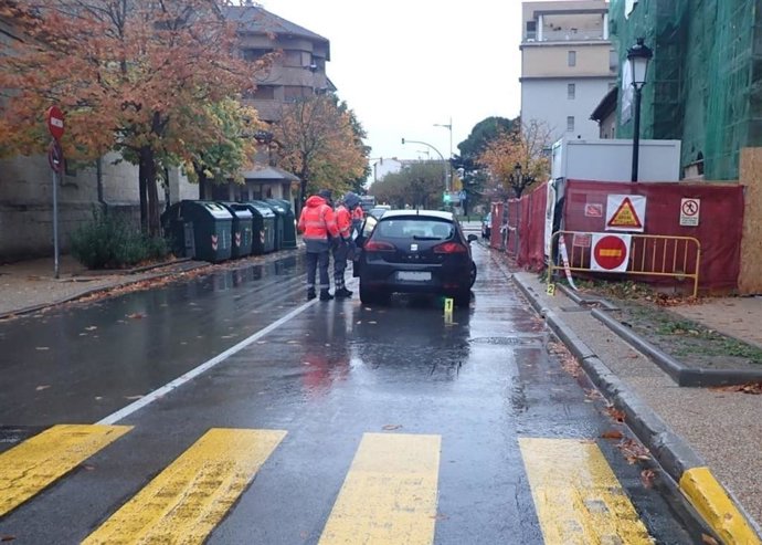 Imagen del accidente.