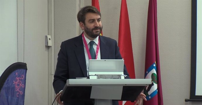 El director general del Tesoro y Política Financiera, Pablo de Ramón-Laca, en el Congreso Anual de Asufin.