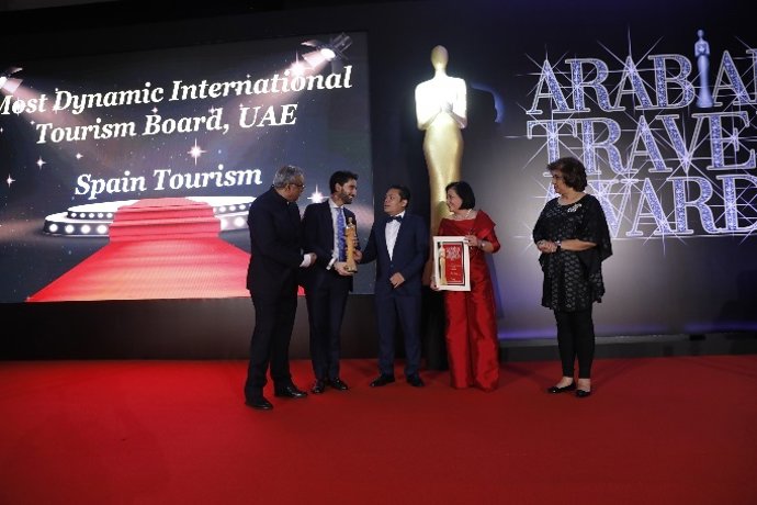 Turespaña, premiada como la agencia de turismo internacional más dinámica en Emiratos Árabes Unidos