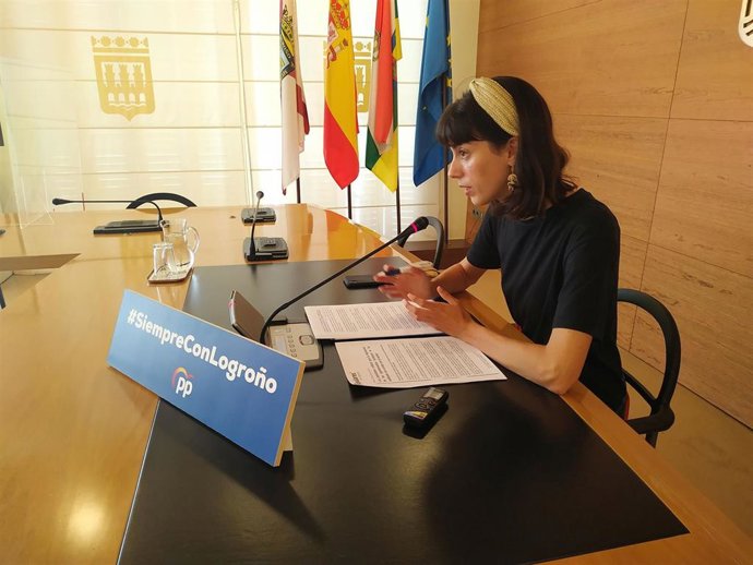Archivo - La concejala del PP en Logroño Patricia Lapeña