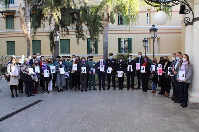 Acto institucional en la Subdelegación del Gobierno en Málaga por el 25N