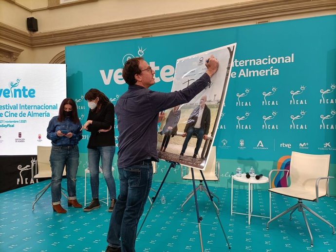 El director de 'Josefina', Javier Marco, en el Festival Internacional de Cine de Almería (Fical).