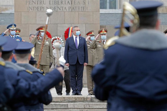 Archivo - Nicolae Ciuca En Un Acto Como Ministro De Defensa