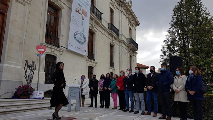 Acto en la Diputación con motivo del Día Internacional de Eliminación de la Violencia contra la Mujer.