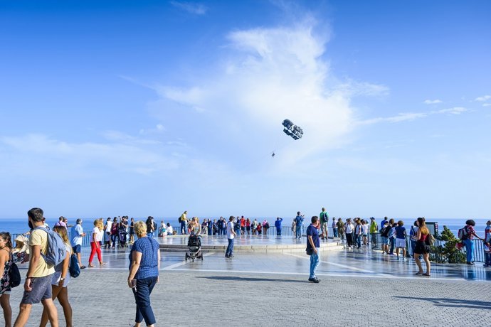 Turistas en la provincia de Málaga
