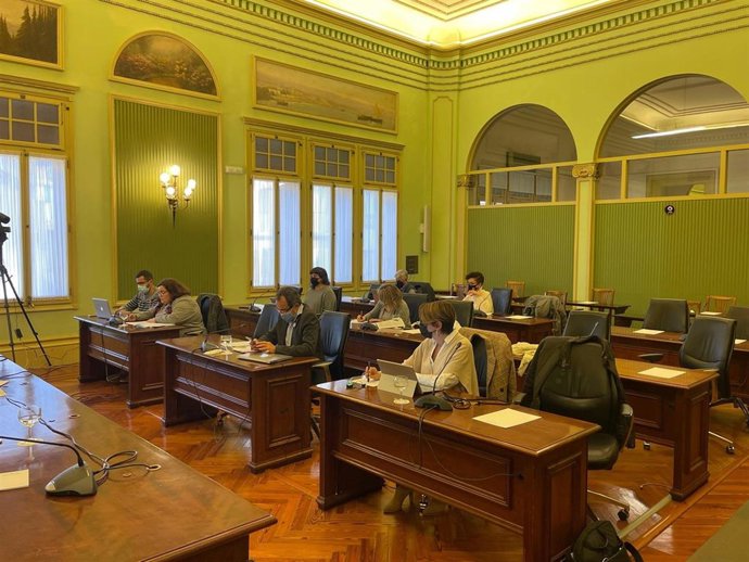 Comisión de Asuntos Sociales, Derechos Humanos y Deportes del Parlament, este jueves.