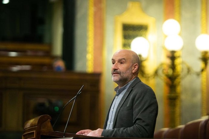 Néstor Rego en el Congreso, en la votación final de los presupuestos del Estado para 2022
