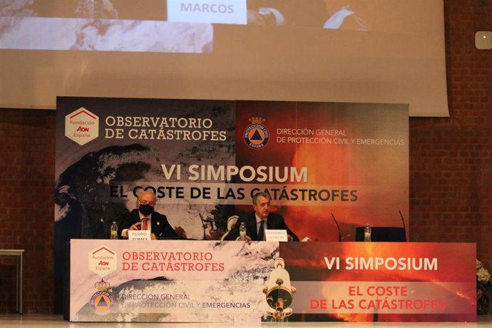 Presentación del VI Simposium sobre el coste de las catástrofes naturales en España, en la Escuela Nacional de Protección Civil.