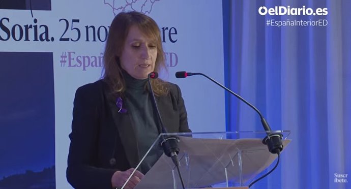 Intervención de la consejera de Educación, Rocío Lucas.