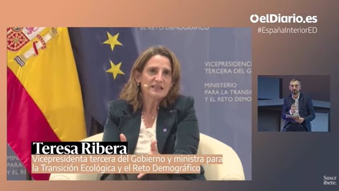 Teresa Ribera ve la fiscalidad diferenciada una "demanda justa" para las zonas despobladas pero "acompañada de servicios"