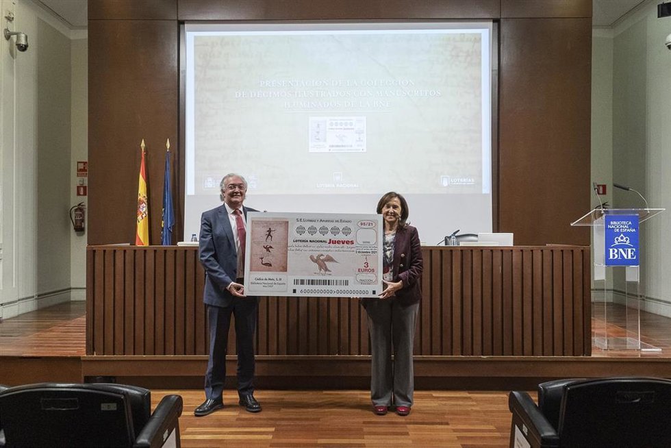 Acuerdo entre la Biblioteca Nacional y Loterías del Estado