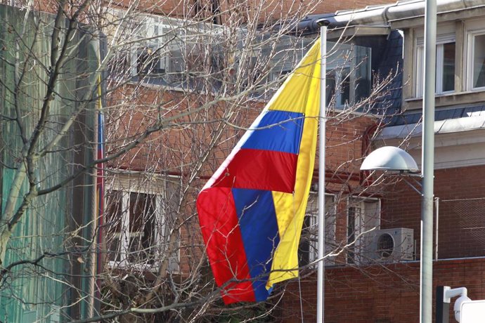 Archivo - Banderas, bandera de Colombia