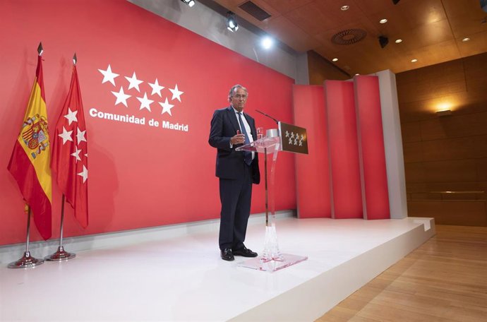 Archivo - El consejero de Educación, Ciencia y Universidades de la Comunidad de Madrid, Enrique Ossorio.
