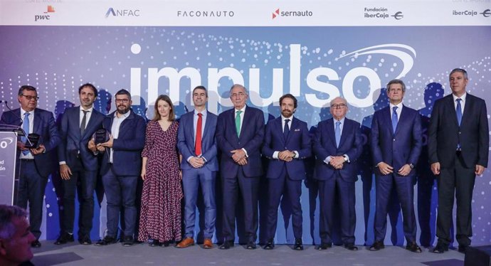 Galardonados con los Premios Impulso en la Noche de la Movilidad y la Automoción.