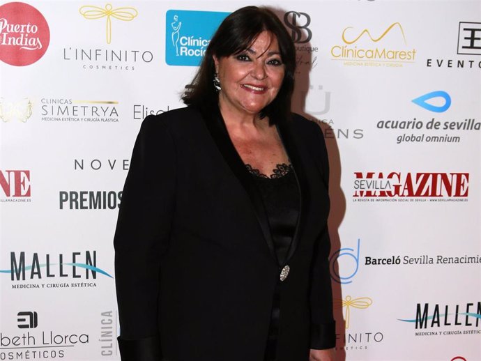 Charo Reina en los Premios Sevilla Magazine