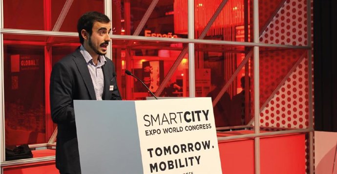Sergi Obrador, ingeniero de I+D en Tempel Group, en su ponencia.