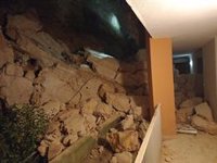 Desalojan a 40 personas de un edificio tras ceder un muro de contención en Calvi