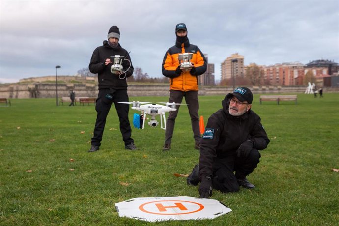 Vuelo de drones para visualizar el tráfico de cara a la conexión del carril bici entre la Avenida del Ejército y Abejeras.