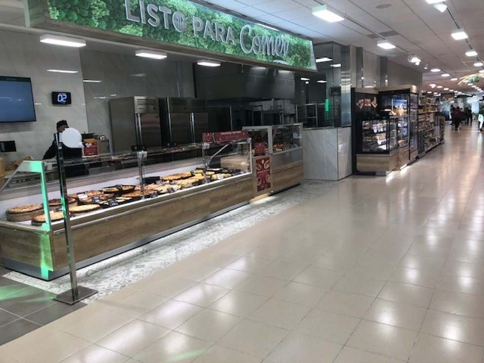 Sección Listo para Comer de Mercadona de Malpartida de Cáceres