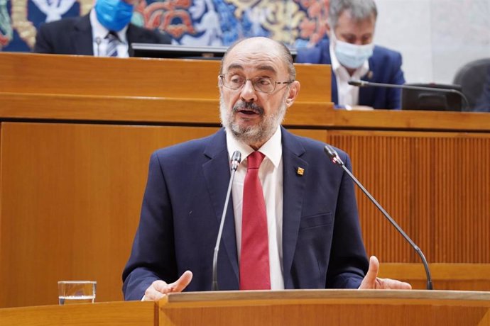 El presidente del Gobierno de Aragón, Javier Lambán.