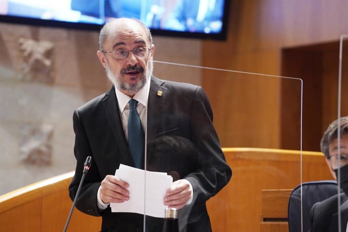 El jefe del Ejecutivo aragonés, Javier Lambán.