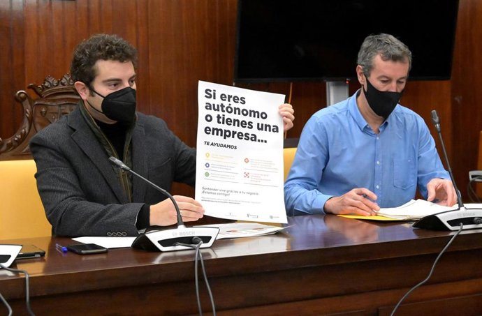 El concejal Daniel Portilla en la comisión de valoración de las ayudas