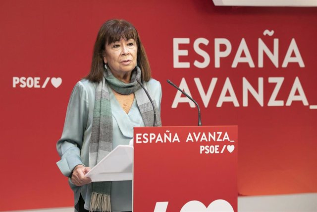 Archivo - La presidenta del PSOE, Cristina Narbona