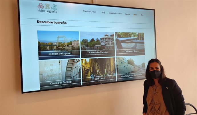 El Ayuntamiento de Logroño presenta la nueva página web visitalogrono.Com para la promoción turística de la ciudad