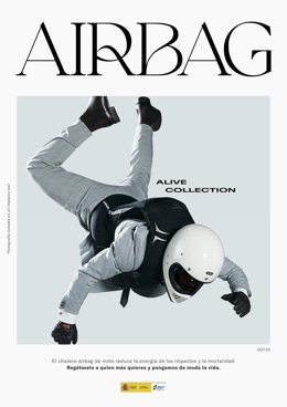 La DGT impulsa el uso del airbag para motoristas con la campaña de comunicación, 'Pongamos de moda la vida'