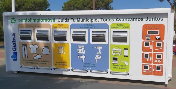 Punto limpio móvil de Giahsa.