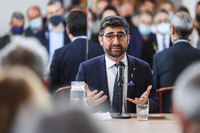 El vicepresidente del Govern y conseller de Políticas Digitales y Territorio, Jordi Puigneró