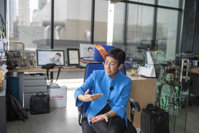 Archivo - La periodista filipina Maria Ressa.