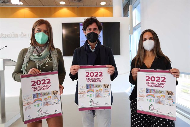 Diputación colabora con la Asociación Fibrosis Quística con la impresión de 1.500 calendarios solidarios 2022