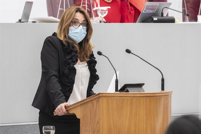 Archivo - La diputada socialista, Virginia Lopo