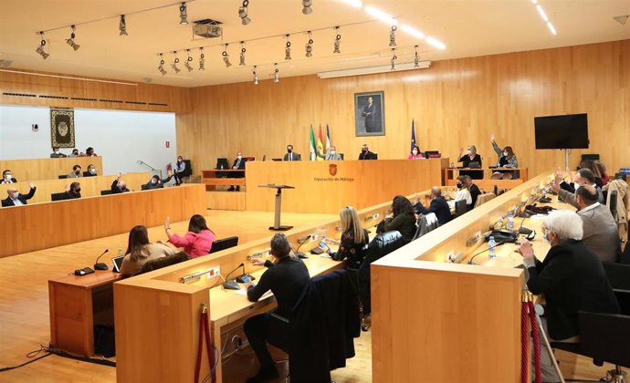 Pleno extraordinario de la Diputación de Málaga